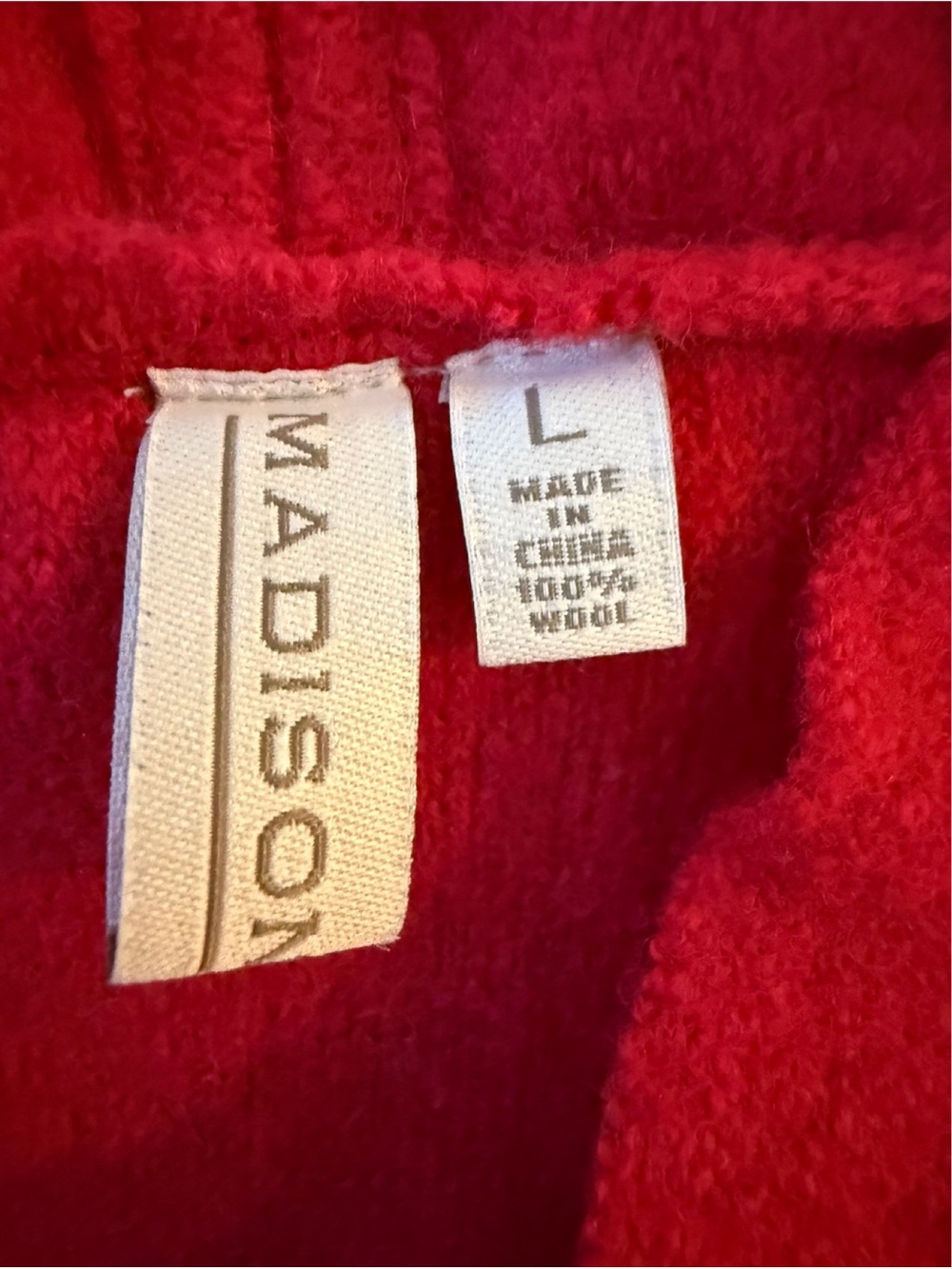 Madison Ruffle Neck Wool Jacket. Large - Picture 7 of 10